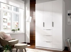 Guardaroba 3 ante Anabela, 135x52h204 cm,<Dmora Discount