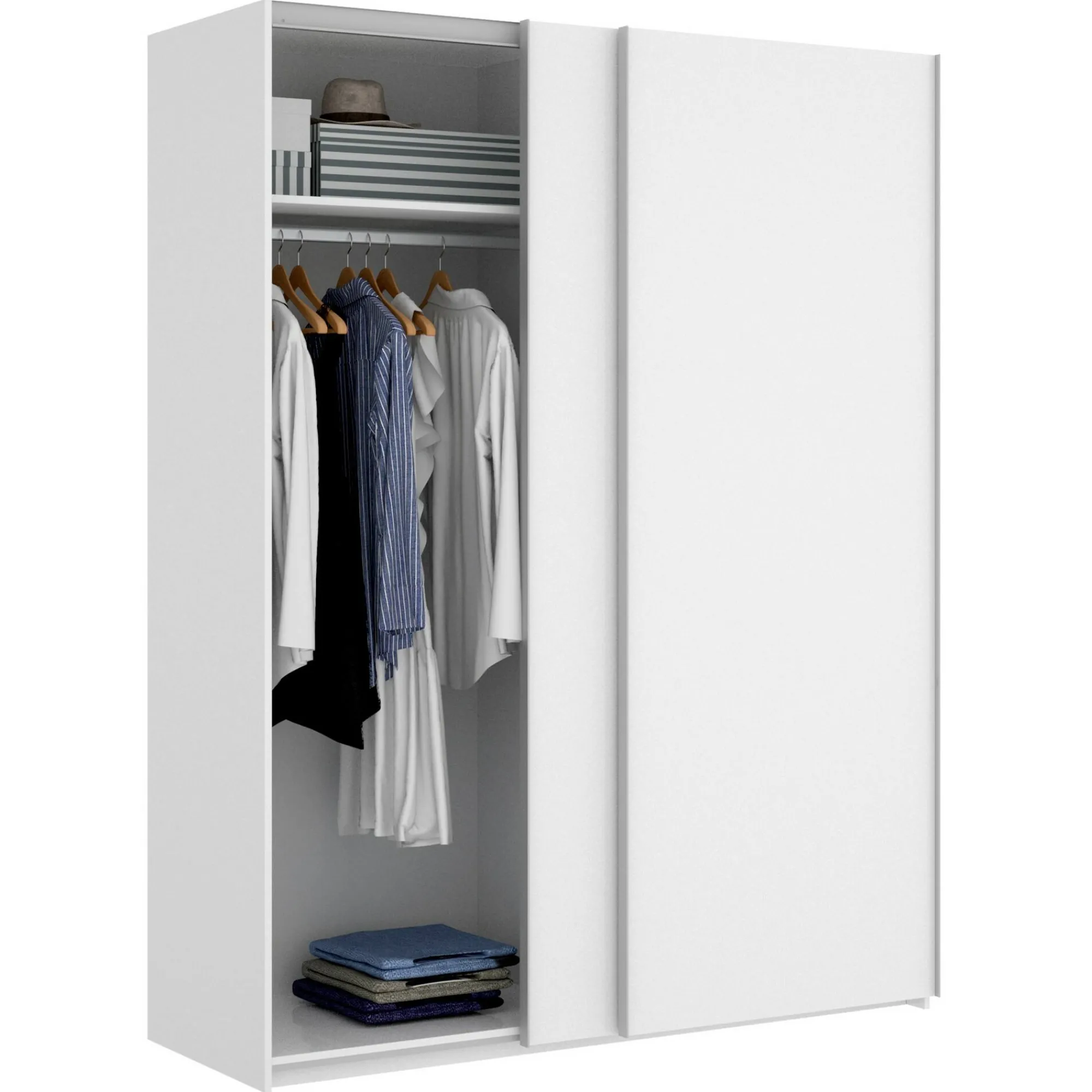 Guardaroba 2 ante Anda, 150x65h204 cm,<Dmora Flash Sale