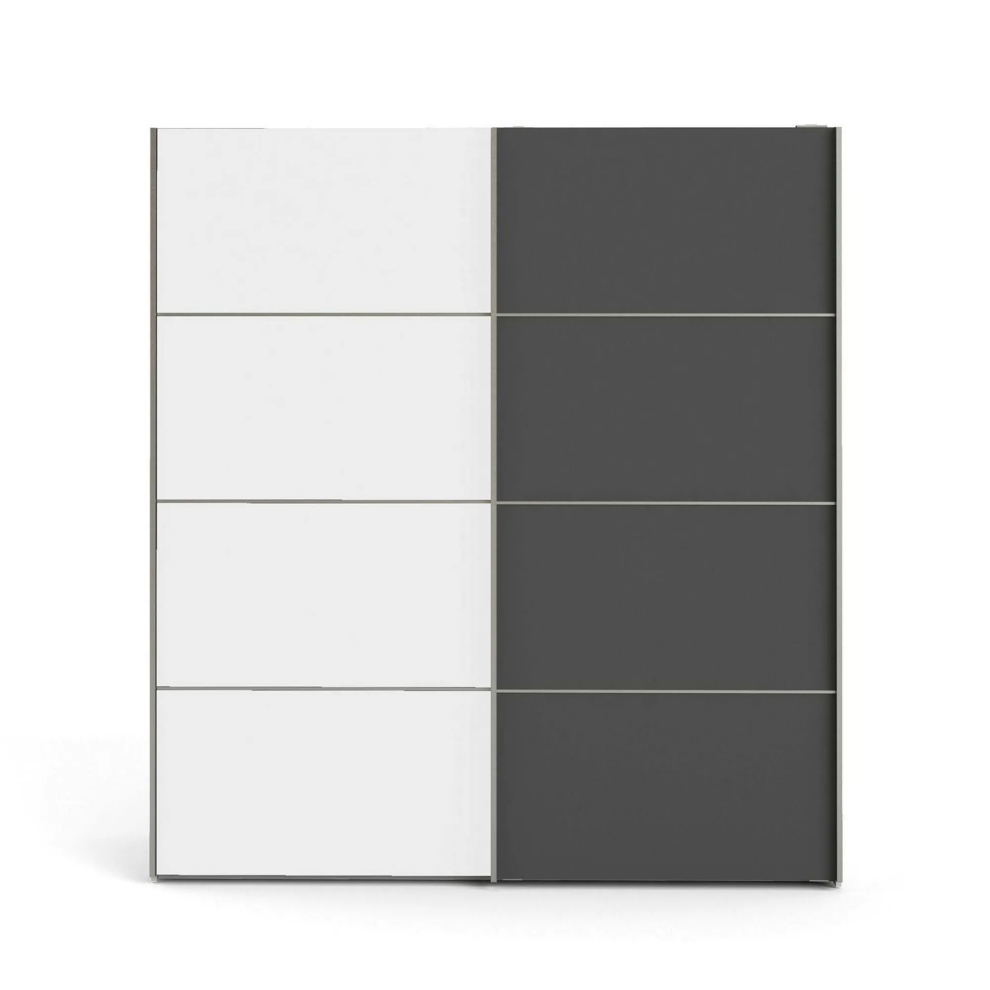Guardaroba 2 ante Anela, 182x64 h202 cm, Bianco<Dmora Hot
