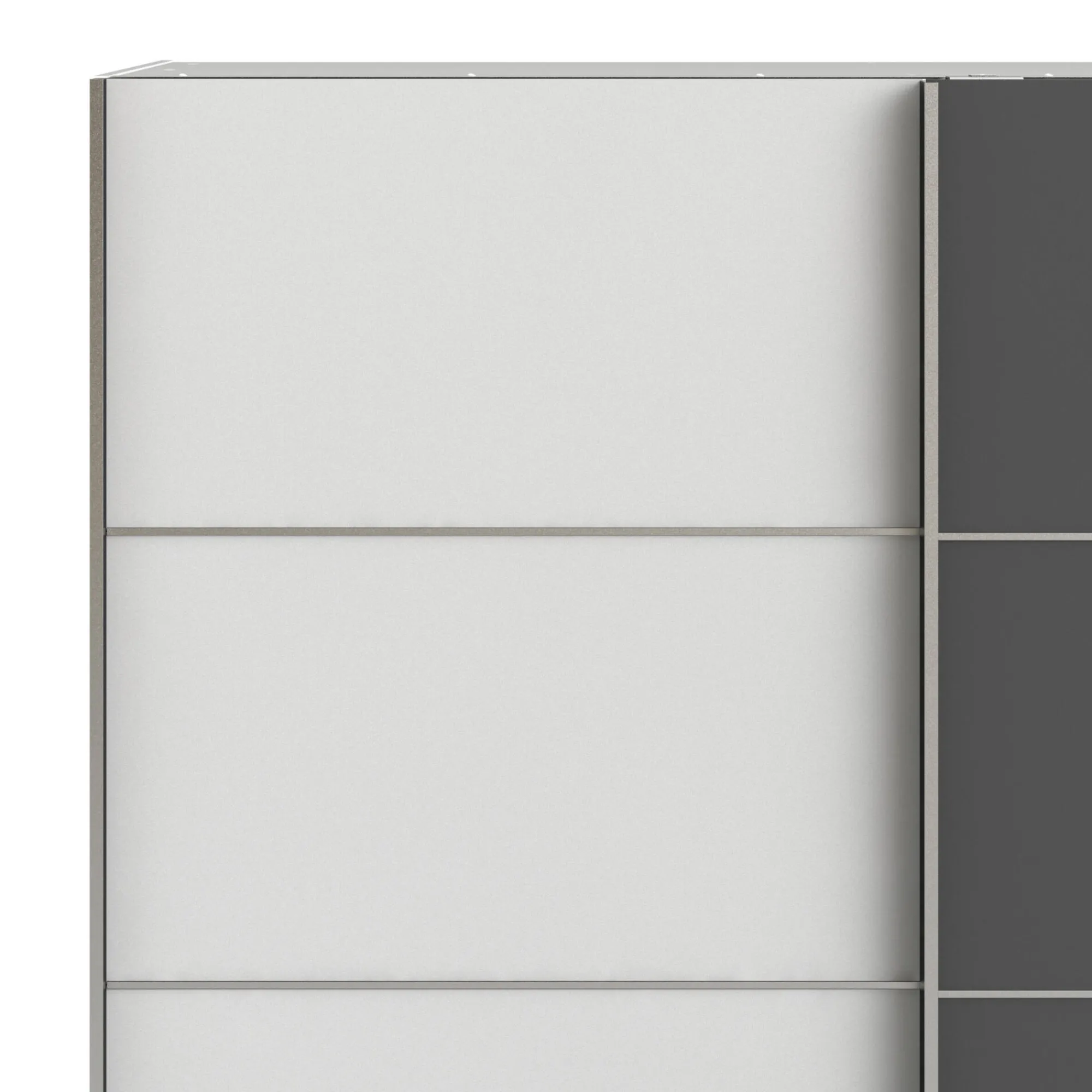 Guardaroba 2 ante Anela, 182x64 h202 cm, Bianco<Dmora Hot