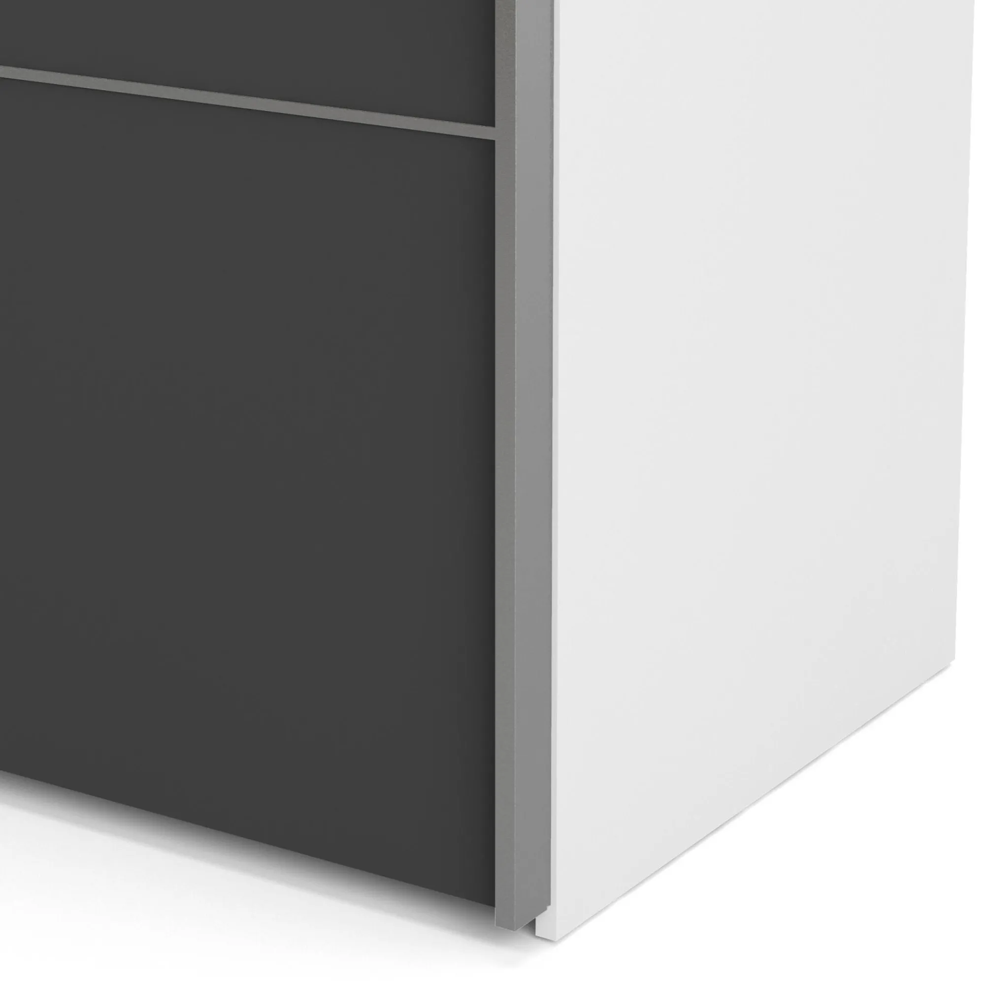 Guardaroba 2 ante Anela, 182x64 h202 cm, Bianco<Dmora Hot