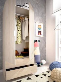 Guardaroba 2 ante Anya, 81x52h184 cm,<Dmora Best Sale