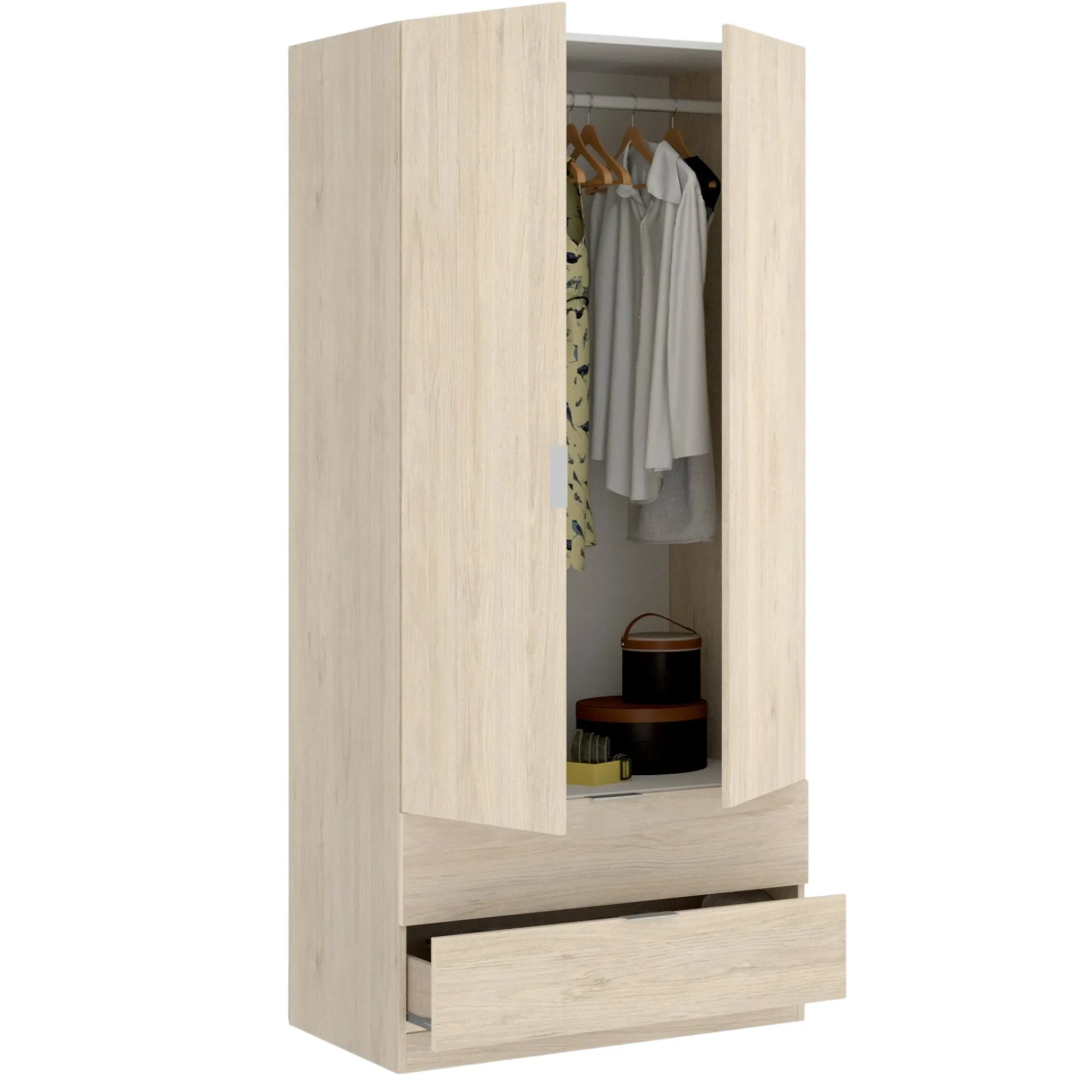 Guardaroba 2 ante Anya, 81x52h184 cm,<Dmora Best Sale