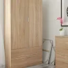 Guardaroba 2 ante Appadu, 81x52h180 cm,<Dmora Store