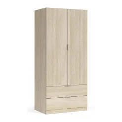 Guardaroba 2 ante Appadu, 81x52h180 cm,<Dmora Cheap