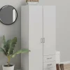 Guardaroba 2 ante Arci, 77x49 h175 cm,<Dmora Fashion