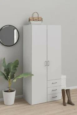Guardaroba 2 ante Arci, 77x49 h175 cm,<Dmora Fashion