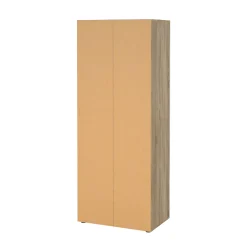 Guardaroba 2 ante Arg, 50x79 h201 cm, Quercia e Bianco<Dmora Discount