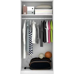 Guardaroba 2 ante Artu, 81x52h184 cm,<Dmora Outlet