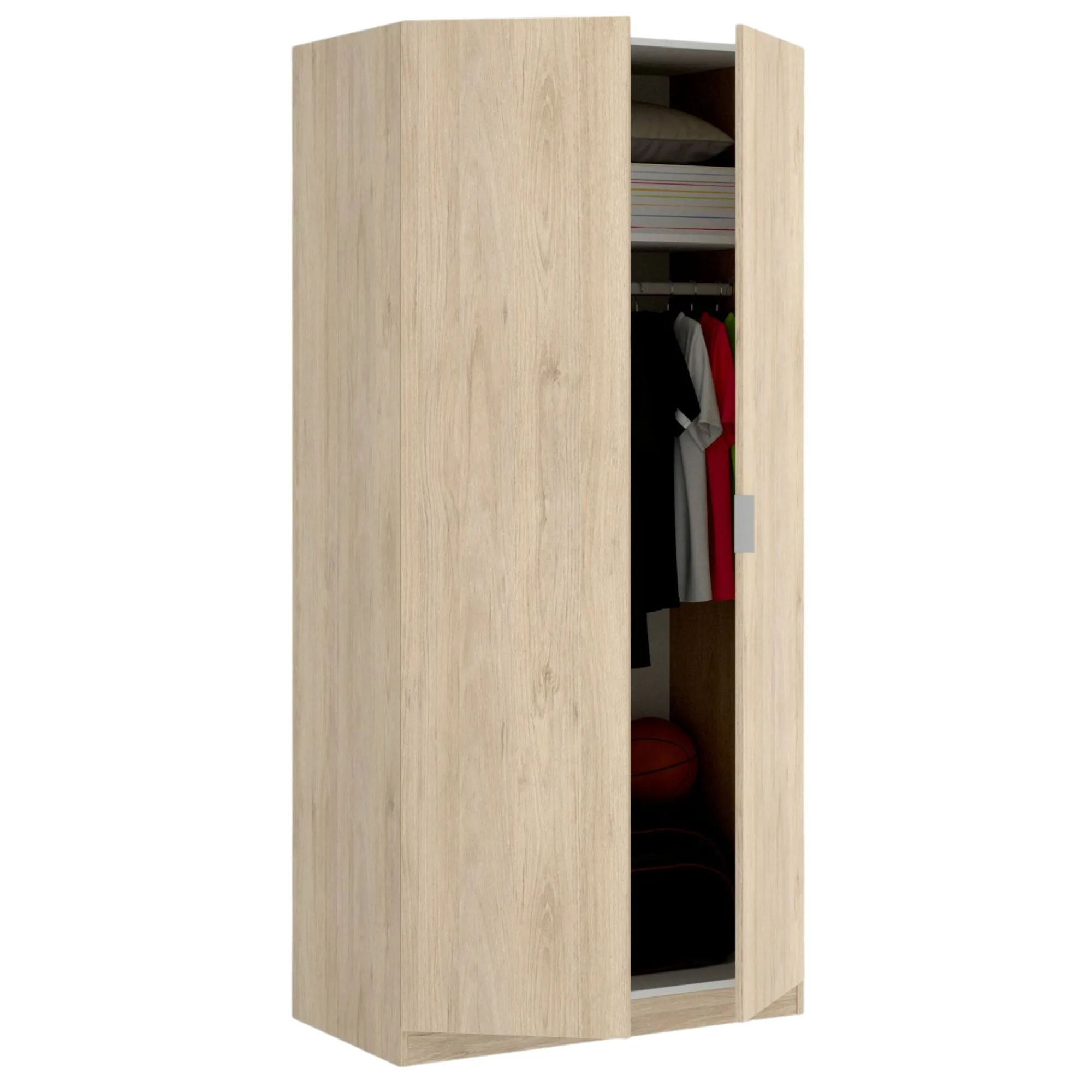 Guardaroba 2 ante Artu, 81x52h184 cm,<Dmora Store
