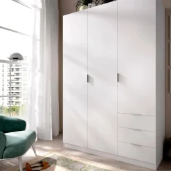 Guardaroba 3 ante Astru, 121x52h184 cm,<Dmora Shop