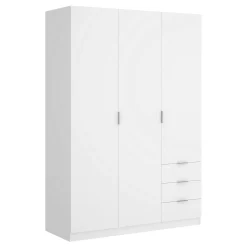 Guardaroba 3 ante Astru, 121x52h184 cm,<Dmora Shop