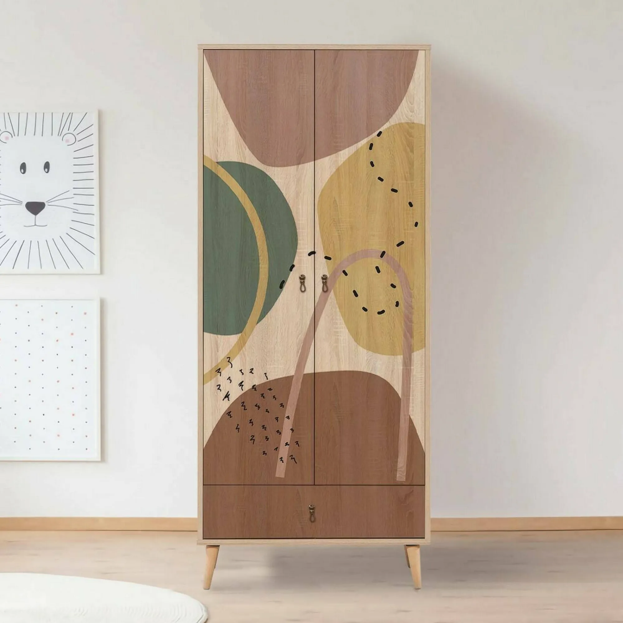 Guardaroba 2 ante Atomic, 80x45h190 cm,<Dmora Flash Sale
