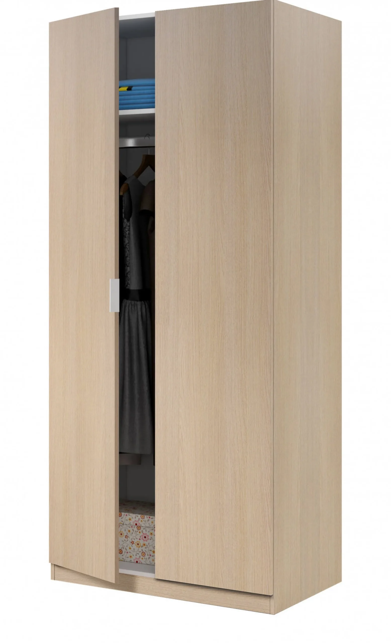Guardaroba 2 ante Avik, 82x52h180 cm,<Dmora Flash Sale