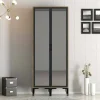 Guardaroba 2 ante Bagnone, 80x201h48 cm, Noce e Antracite<Dmora Hot