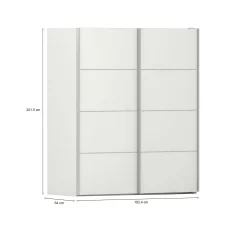 Guardaroba 2 ante Cassano, 182x64 h202 cm,<Dmora Best