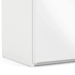 Guardaroba 2 ante Catalina, 61x243 h220 cm, Bianco<Dmora New