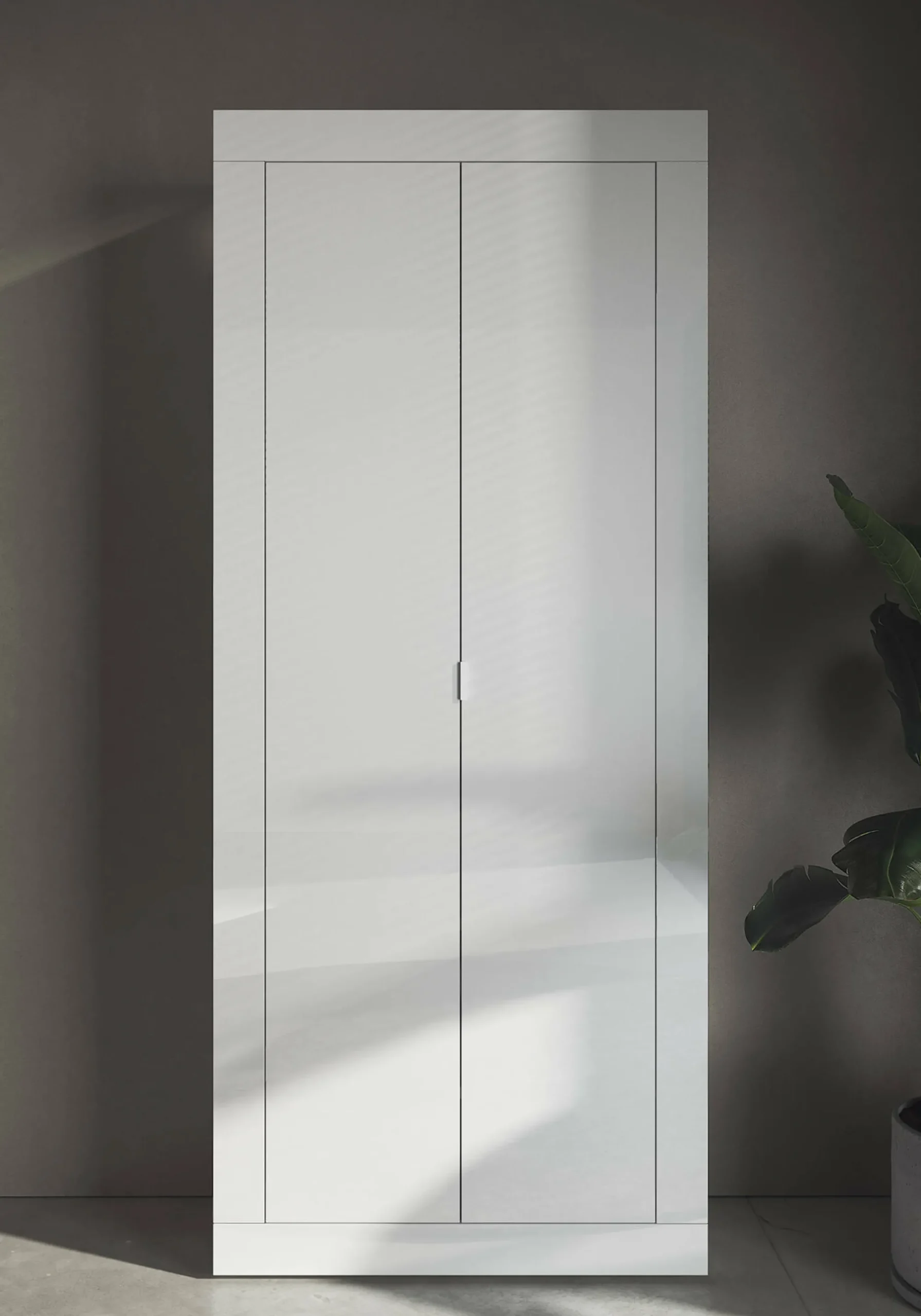 Guardaroba 2 ante Contea, 78x35 h185 cm,<Dmora Outlet