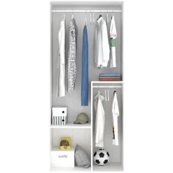 Guardaroba 3 ante Dmagnan, 90x53h202 cm,<Dmora Clearance