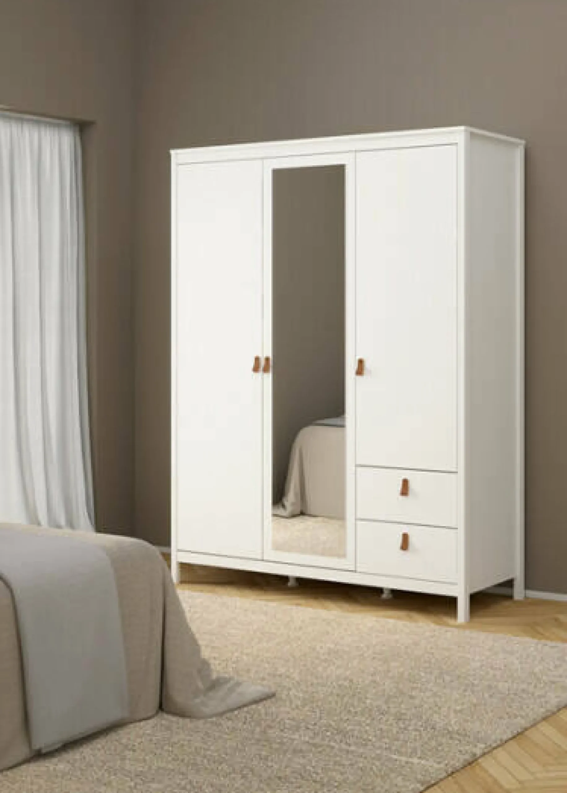 Guardaroba 3 ante Dselvagg, 58x150 h199 cm,<Dmora Flash Sale