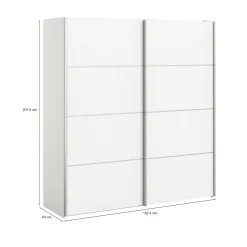 Guardaroba 2 ante Dsoldan, 182x64 h202 cm,<Dmora Store