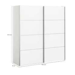 Guardaroba 2 ante Dsorvill, 182x64 h202 cm,<Dmora Best Sale