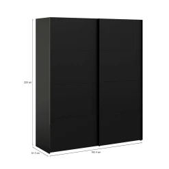 Guardaroba 2 ante Dsovier, 62x182 h220 cm,<Dmora Cheap