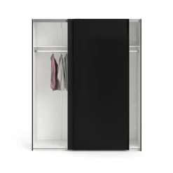 Guardaroba 2 ante Dsovier, 62x182 h220 cm,<Dmora Cheap