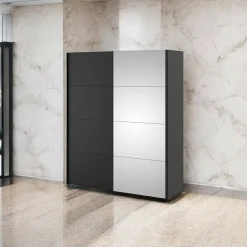 Guardaroba 2 ante Dstimpf, 61x182 h220 cm,<Dmora Outlet