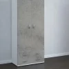 Guardaroba 2 ante Haishen, 80x52h170 cm, Bianco e Grigio cenere<Dmora Flash Sale