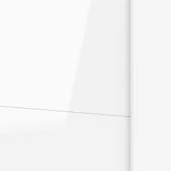 Guardaroba 2 ante Kauri, 61x243 h220 cm, Bianco<Dmora Clearance
