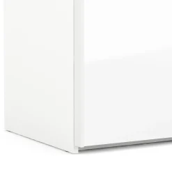Guardaroba 2 ante Kauri, 61x243 h220 cm, Bianco<Dmora Clearance