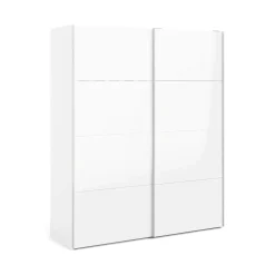 Guardaroba 2 ante London, 182x62 h220 cm, Bianco<Dmora Shop