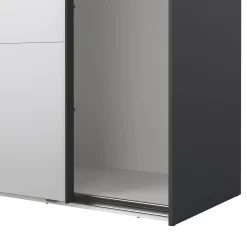 Guardaroba 2 ante Malakas, 65x179 h220 cm, e Trasparente<Dmora Discount