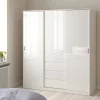 Guardaroba 3 ante Mathieu, 60x177 h200 cm, Bianco<Dmora Best Sale