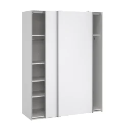 Guardaroba 2 ante Maurice, 61x150 h200 cm, Bianco<Dmora Sale
