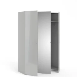 Guardaroba 3 ante Megi, 147x60 h219 cm, Bianco<Dmora Online