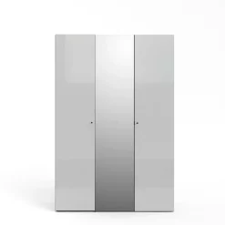 Guardaroba 3 ante Megi, 147x60 h219 cm, Bianco<Dmora Online