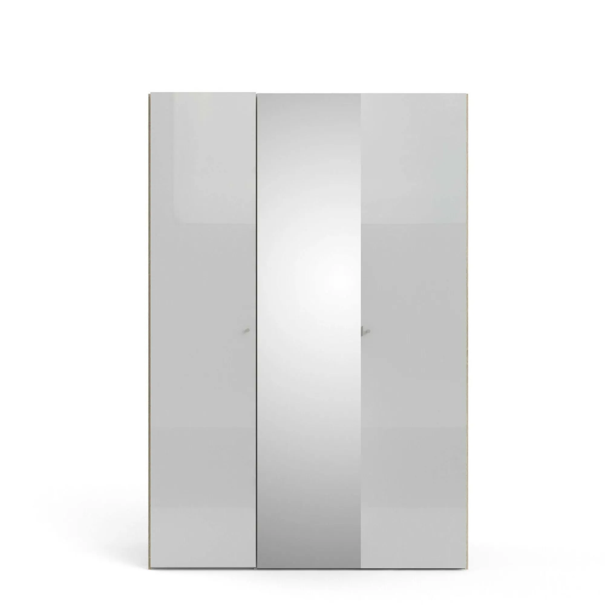 Guardaroba 3 ante Megi, 147x60 h219 cm, Quercia e Bianco<Dmora Sale