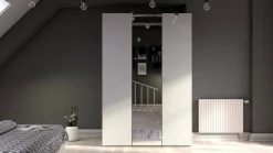 Guardaroba 3 ante Megi, 147x60 h219 cm, Bianco<Dmora Online