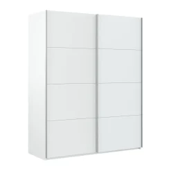 Guardaroba 2 ante Opi, 150x60h200 cm, Bianco<Dmora Outlet