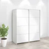 Guardaroba 2 ante Paeng, 61x182 h220 cm, Bianco<Dmora Cheap
