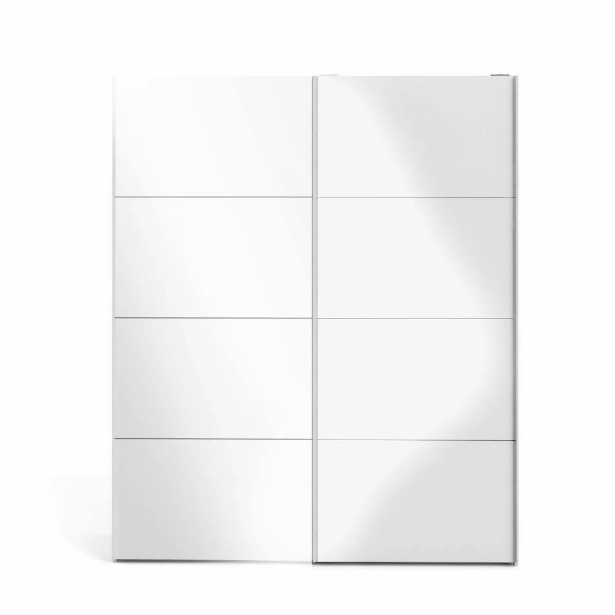 Guardaroba 2 ante Paeng, 61x182 h220 cm, Bianco<Dmora Cheap