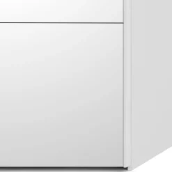 Guardaroba 2 ante Paeng, 61x182 h220 cm, Bianco<Dmora Cheap
