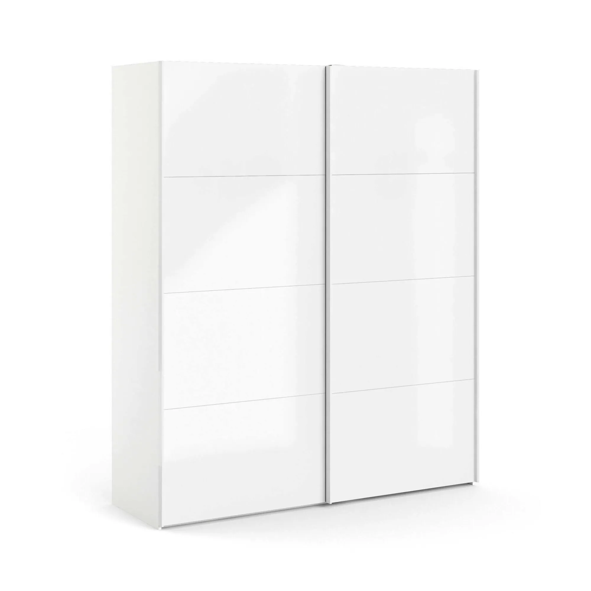 Guardaroba 2 ante Portlouis, 182x62 h220 cm, Bianco<Dmora Best