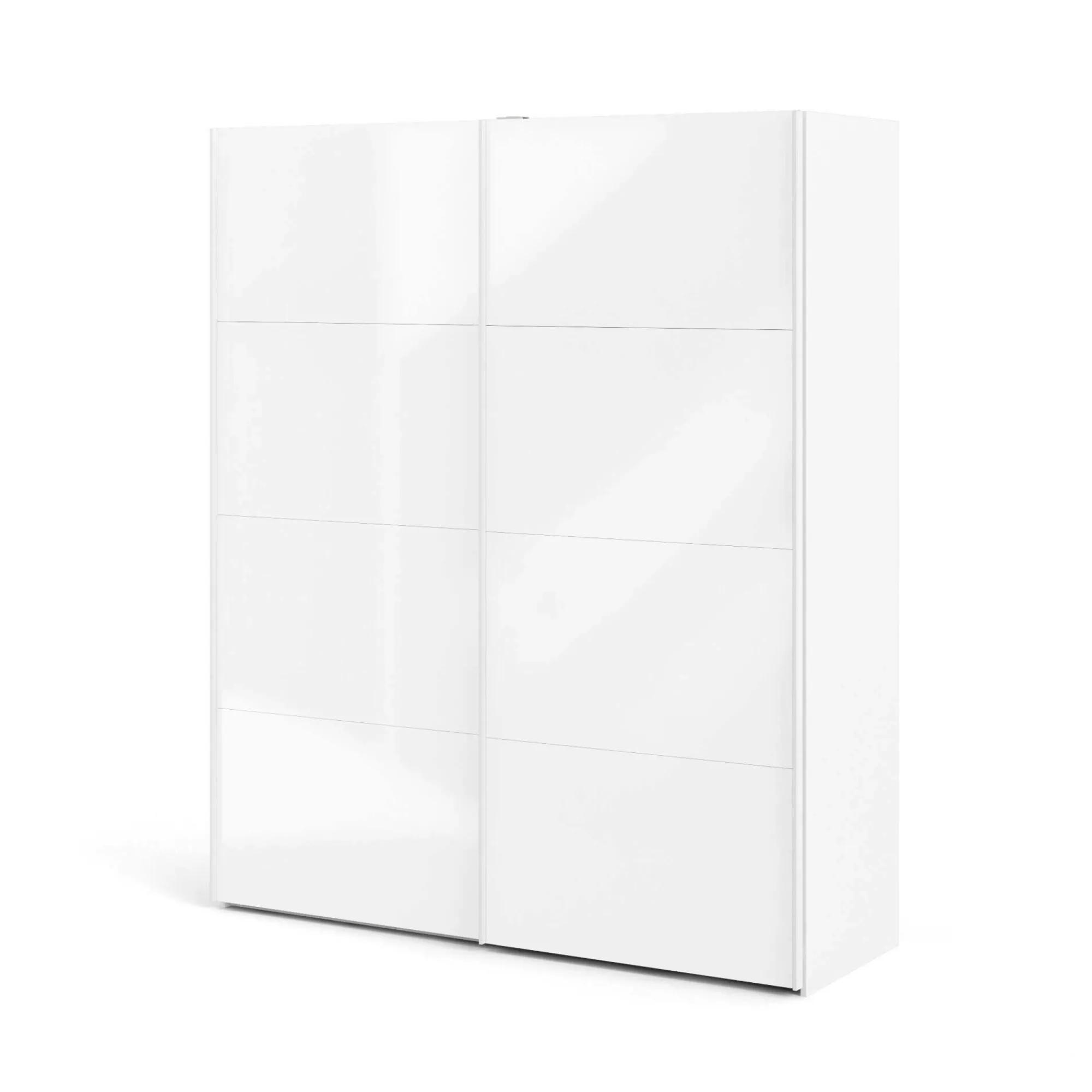 Guardaroba 2 ante Portlouis, 182x62 h220 cm, Bianco<Dmora Best