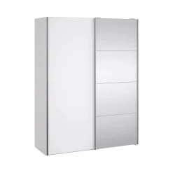 Guardaroba 2 ante Seraphine, 61x150 h200 cm, Bianco<Dmora Online