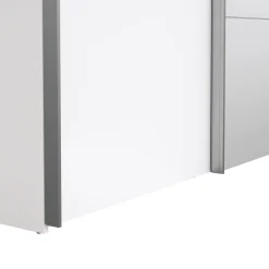 Guardaroba 2 ante Seraphine, 61x150 h200 cm, Bianco<Dmora Online