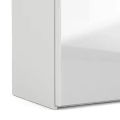 Guardaroba 2 ante Severin, 62x122 h220 cm, Bianco<Dmora New