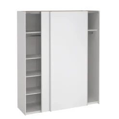 Guardaroba 2 ante Taxus, 61x182 h220 cm, Bianco<Dmora Discount